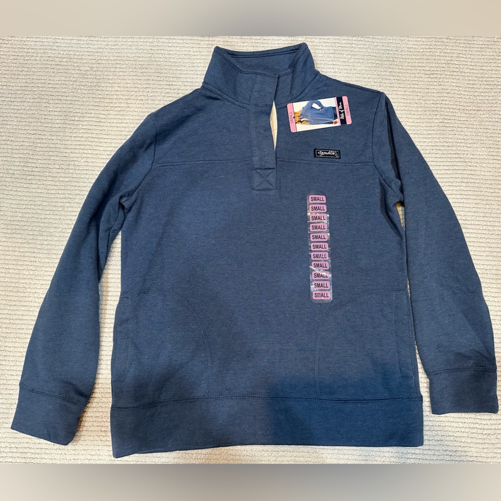 State of Mine, Florida. Thick warm soft sweatshirt, Sz Small. NWT. Button collar
